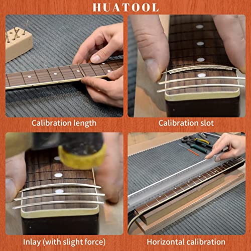 HUATOOL Electric Guitar Fret Wires, High Strength Stainless Steel 2.7MM Fret Wire Set Guitar