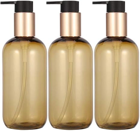 Amazon 3個のシャンプーポンプボトル 空のプラスチックポンプボトルディスペンサー詰め替えローションポンプボトルソープローションディスペンサー ノーブランド品 固形せっけん 通販
