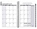 Blue Ox Planners 2017-18 Academic Year Hard Cover Daily Planner - Monthly/Weekly Datebook Calendar Organizer (August 2017 through July 2018) - 6