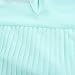 Chenghe Women Casual Chiffon Shirt Loose Long Sleeve Pleated Top Blouse Green M