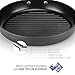TECHEF - Onyx Collection, 12-inch Grill Pan For Stove Top, Nonstick Grill Pan For indoor cooking, PFOA-Free, Heavy-Duty Aluminum, Made In Korea (No Induction)