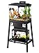 Aqueon Forge Metal Aquarium Stand, 20 by 10-Inch, Blackthumb 1