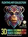 3D Animal Coloring Book Black Background Floating Art Collection: Mandala Adult Coloring Book Animal Stress Relieving Designs For Adult Relaxation ... and Patterns Coloring Books for Adults) by 