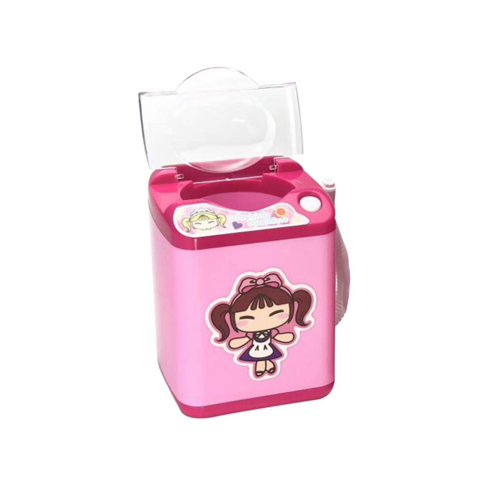 Suszian Electronic Mini Washing Machine,Makeup Brush Cleaner Device Automatic Electronic Cleaning Washing Machine for Beauty Blender Sponges Cosmetic Brushes Powder Puffs