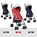 Costzon Lightweight Umbrella Baby Stroller Toddler Travel Sun Canopy with Storage Basket, (Red)