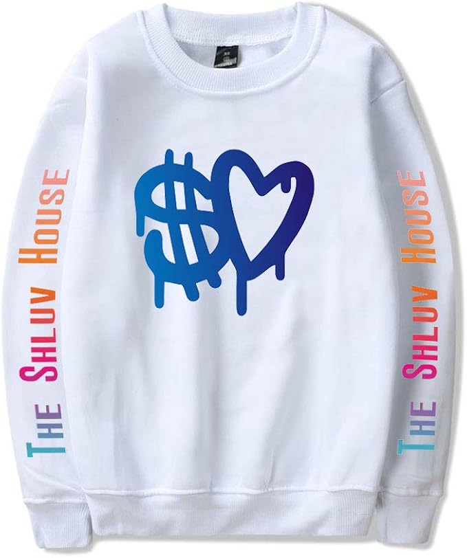 WAWNI Shluv House Merch Crewneck Sweatshirts Funny Sweatshirt Men