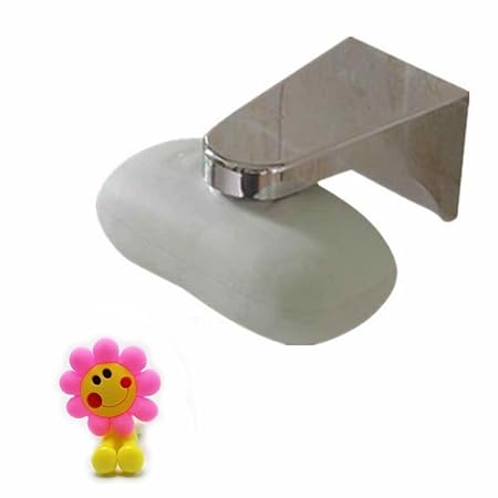 GOOTRADES Magnetische Seifenschalen Halter, Wandmontage für Badezimmer, Ordentlich und Praktisch, mit 1 Freien Zahnbürstenhal