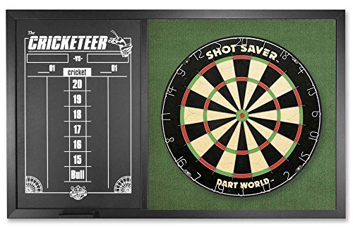Dart World Combo Backboard Scoreboard, Green