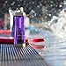 Eco-Tritan | Water Filtration Bottle | Purple | 25 oz 740 ml | 100 Percent BPA & BPS-Free | Includes 1 Urban Filter to Remove Lead, Cysts, PFA, Fluoride, Chromium 6 and More