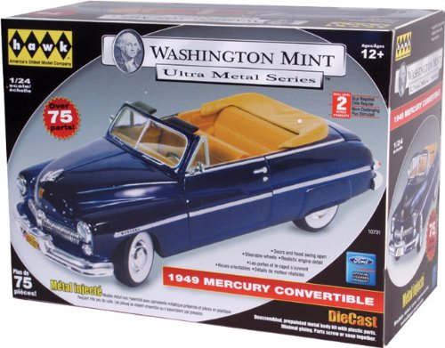 Hawk Washington Mint Ultra Metal Series 1949 Mercury Convertible, Blue