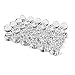 24-Pack Push Pin Multi-Use Decorative Magnets for Refrigerator, Whiteboard , Dry Erase Board , Crafts ,Fridge (White)