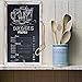 4 Pcs Hanging Chalkboard Signs 10.5