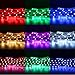 SUPERNIGHT LED Light Strip, Flexible 16.4ft SMD5050 DC12V 150Leds RGB LED Rope Light Strip with 44Keys IR Controller & Power for Home Indoor Decoration, Non-Waterproof RGB LED Light