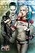 Poster + Hanger: Suicide Squad Poster (36x24 inches) Joker And Harley Quinn And 1 Set Of Black 1art1 Poster Hangers
