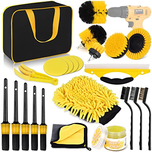 Herrfilk 22 Pcs Car Cleaning Tools Kit, Car Detailing Kit, Car