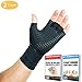 Compression Gloves Infused With Copper | Arthritis | Rheumatoid | Carpal Tunnel | Sports | Muscle & Joint Pain | Men and Women (Unisex)
