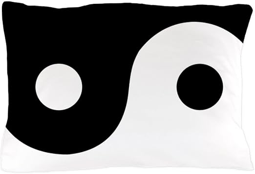 Amazon Com Cafepress Yin Yang Pillow Case Standard Size Pillow