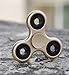 Fidget Spinner Toy Tri-Spinner Fidget Toy Stress Reducer With Premium Bearing Hand Fidget Spinner Perfect For, ADD, ADHD, Anxiety, and Autism Adult Children (Gold)