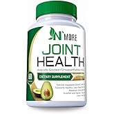 N'More Avocado Soybean Unsaponifiables Joint Health Supplement 400 mg, Non-GMO, Dairy, Gluten & Shellfish Free, 60 Day Supply, One Capsule Per Day