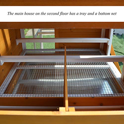 AIOEJP Hühnerstall Hühnerstall Hühnerstall Kaninchenstall Arche Coup Run Nistkasten Holz Kaninchen Schweinenstall… – Bild 5