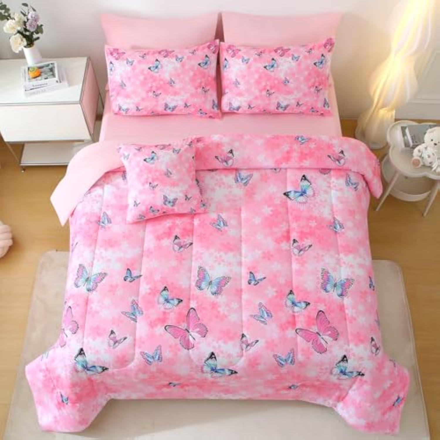 JQinHome 蝴蝶被褥套装 8件套 Full 50%OFF