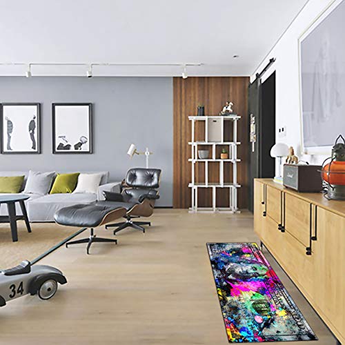 Money Rugs 100 Dollar Bill Runner Area Rug Laundry Room Rug NonSlip