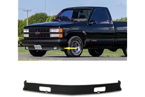 AUTOJOY CLUB Front Bumper Lower Valance Air Deflector w/Tow Hook Hole Replacement Compatible With 1988-2000 Chevrolet C1500 & GMC C/K Full Size Pickup Truck Series, GM1090105 15569430