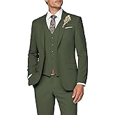 Wangyue Mens Suit 3 Piece Slim Fit Suit for Men Formal Business Suit Wedding Groom Prom Tuxedo Dinner Party