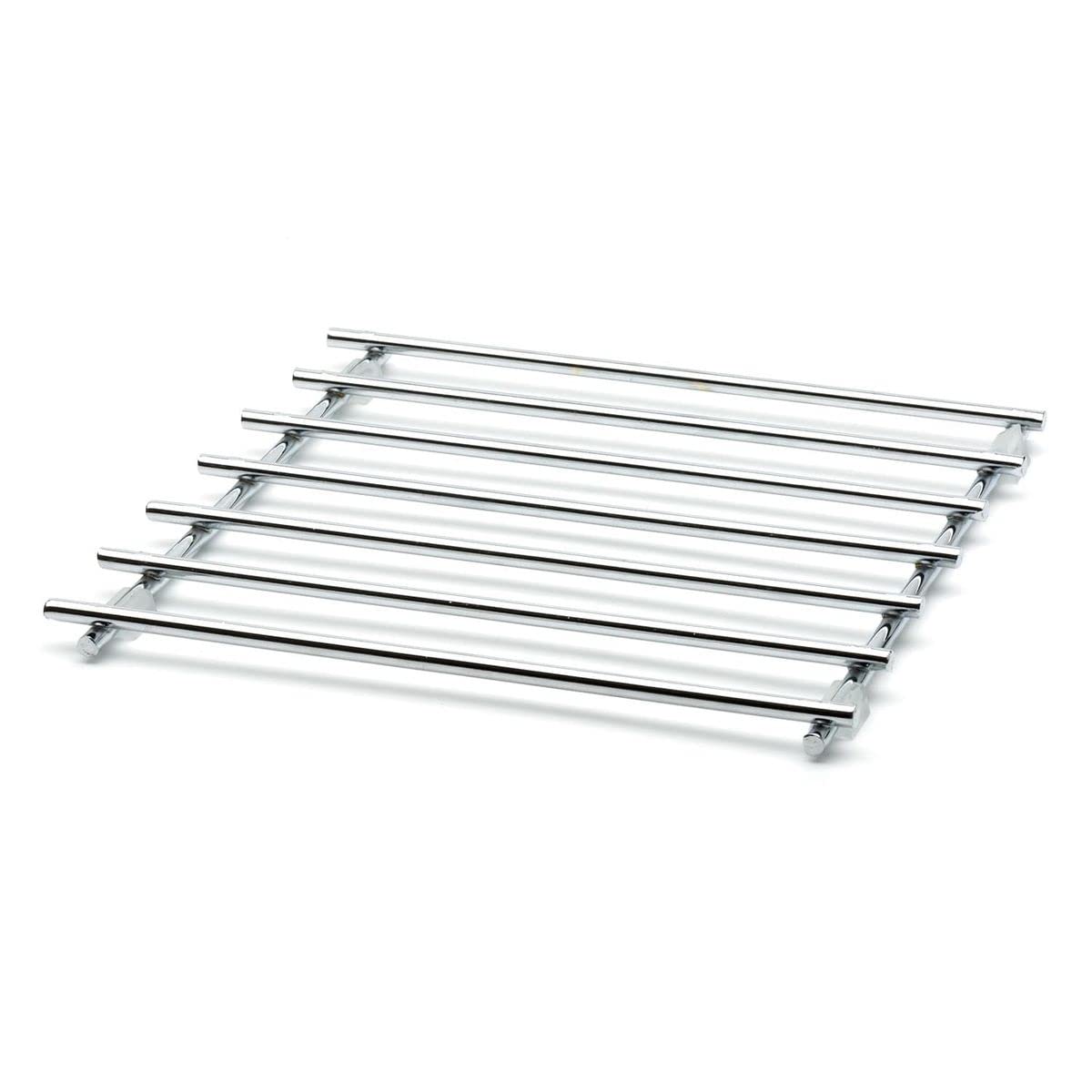 CKB Ltd® Square Metal Trivet Chrome Steel - Premium Worktop Saver Work Surface Protector Metal Mat For Resting Hot Cooking Pots & Pan - 25 x 25cm