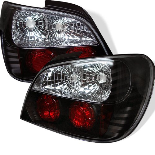 Rxmotoring 2002 2003 Subaru Impreza Tail Lights + 8 Led Fog Bumper Light