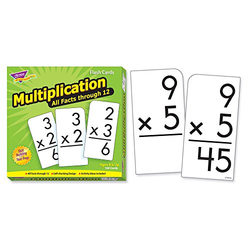 Trend Enterprises Multiplication 0-12 Flash Cards (All Facts)
