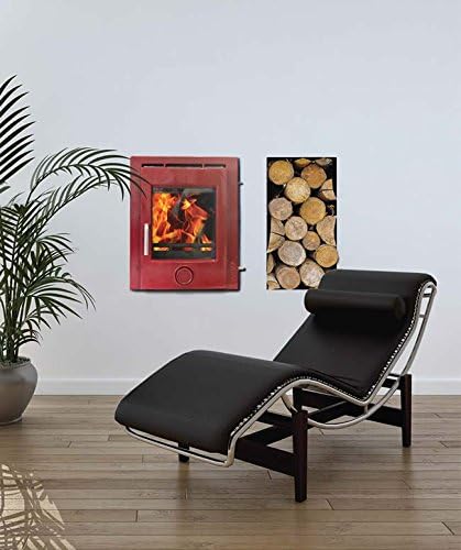 Ekol Inset 8kW Coloured Enamel Wood Burning - Multi Fuel DEFRA Approved Stove [Energy Class A]