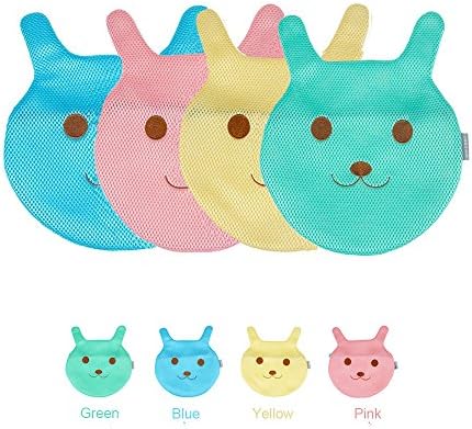 ikee Intimates Washing Bag Set of 4 (Green, Blue, Yellow, Pink) – Premium Laundry Bag for Bras, Lingerie, Socks
