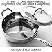 HOMI CHEF 7-Piece Mirror Polished Nickel Free Stainless Steel Cookware Set - Induction Ready Cookware Sets Nickel Free Cookware Set - Pots and Pans Set - Stainless Steel Pot With Steamer Insert, etc.