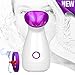 Nano Ionic Warm Mist Facial Steamer - Headbands - Facial Brush, Hot Mist Moisturizing Cleansing Pores Face Steamer Sprayer Face Humidifier Hydration System Home Sauna SPA