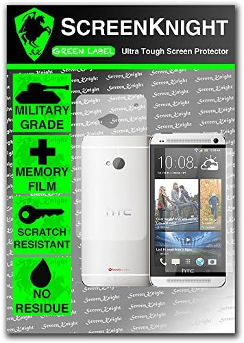 ScreenKnight® HTC One M7 Full Body Screen Protector invisible shield front & back