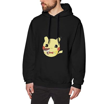 Others Mens Fashion Cute Pikachu Umbreon Poke Hooded Hoodie Sweatshirt