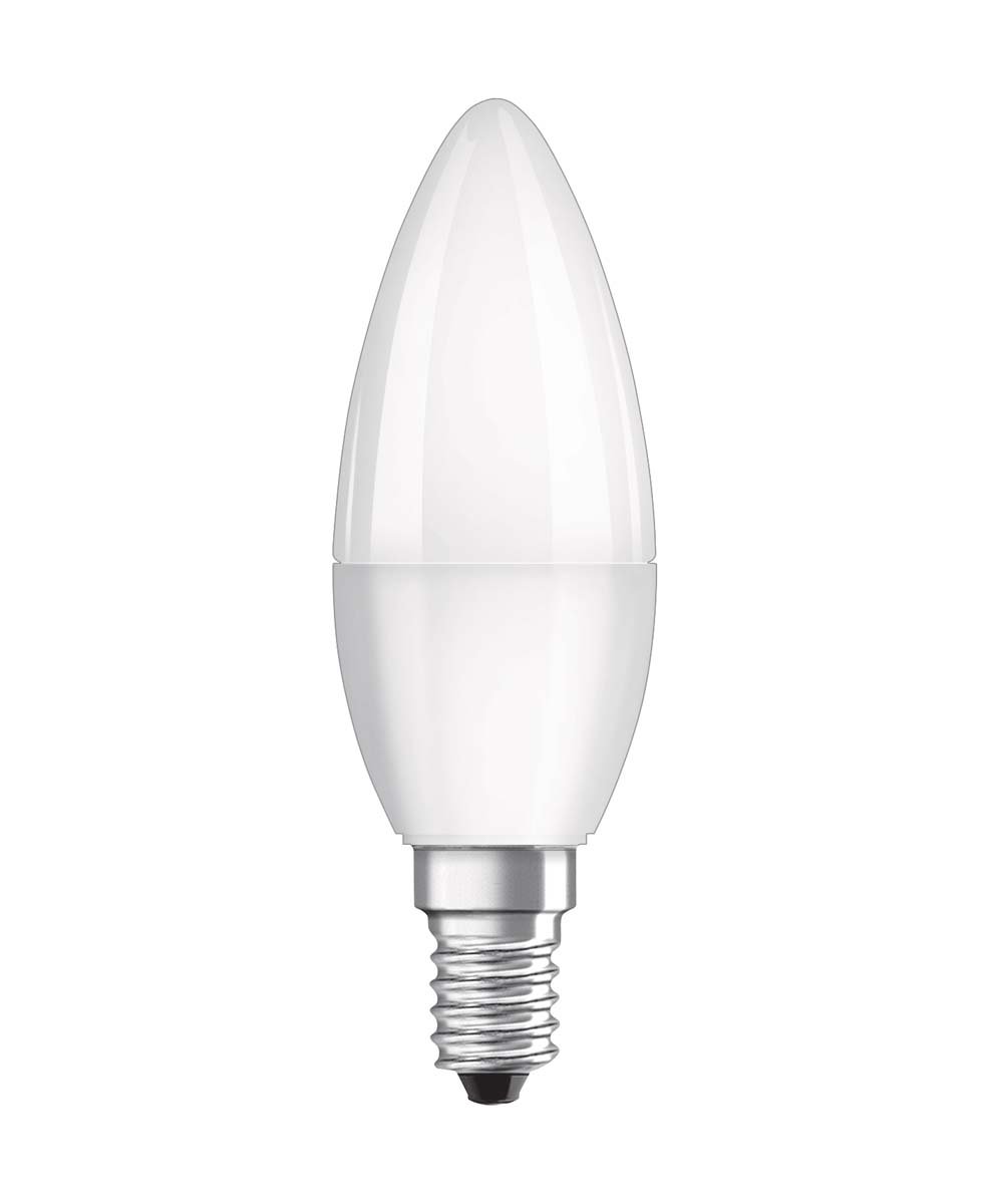 Bella Lux LED Light Bulb | E14 | Cool White/4000 K/5.7 W St Classic B 40 W Bulb Matte