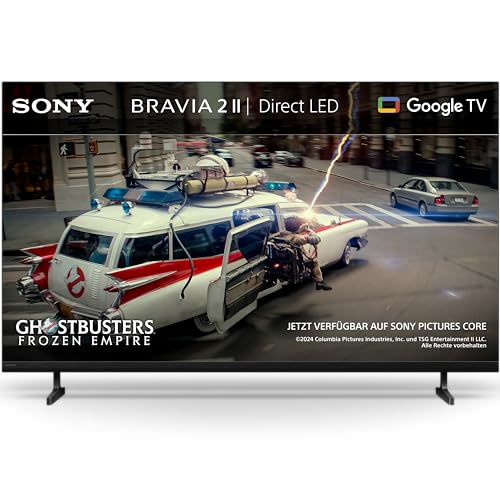 BRAVIA 2II 50 Zoll Fernseher, 4K Smart TV (Google TV), X1 Prozessor, 4K-Upscaling, Fernseher mit Dolby Atmos und DTS:X, PS5-Kompatibilität, 50S20M2, Modell 2026