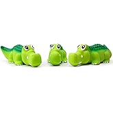 Pawdoer Squeaky Dog Toys for Medium Dogs, Soft Latex Squeaky Dog Ball, Cute Funny Squeak Crocodile Pet Toys