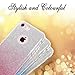 MILPROX iPhone 7 iPhone 8 Shiny Glitter Sparkly Case Slim Premium 3 Layer Hybrid Protective Soft Case for iPhone 7/8 Case - Blue Gradient