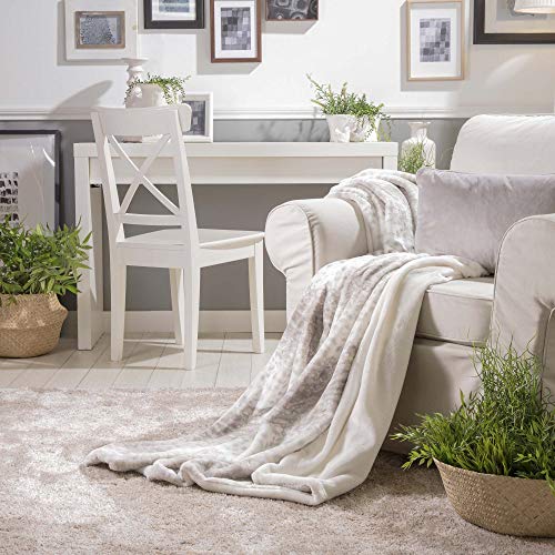 Sancarlos Halifax Decke, 130 x 160 cm, Grau