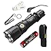 Klarus XT12S 1600 Lumens CREE XHP35 HI D4 LED Tactical Rechargeable Flashlight,Magnetic Charging Multi-mode Dual-switch Flashlight, with 1x18650 Battery,USB Cable,Holster,O-ring and SKYBEN USB Light