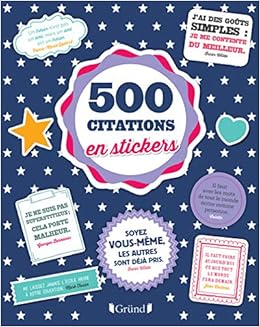 500 Citations En Stickers Amazon Co Uk Feertchak Sonia Books