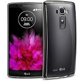 LG G Flex 2 Case, Ringke [Fusion] Crystal Clear PC Back TPU Bumper w/ Screen Protector [Drop Protection/Shock Absorption Technology][Attached Dust Cap] For LG G Flex 2 - Smoke Black