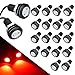 YITAMOTOR 12V 20 X 5730 9W 18mm Eagle Eye LED Car Motor DRL Backup Red Lights Bulbs