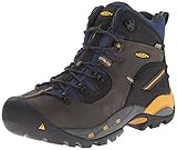 KEEN Utility Men's Pittsburgh Engineer Boot, Raven/Yellow, 10.5 D US