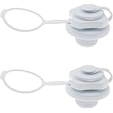 OZXNO 2pcs Inflatable Boat Air Valve 24mm Plastic Air Valve Caps for Inflatables Towable Tube Plug for Inflatable Raft Boat Kayak