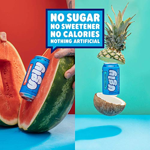 Ugly Drinks Summer Variety Pack Sparkling Water, 24 Pack, 12oz Cans