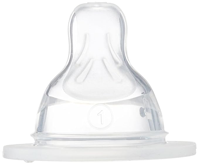 Set 2 Tettarelle 2+ Mesi In Silicone Misura 2 (Flusso Lento
